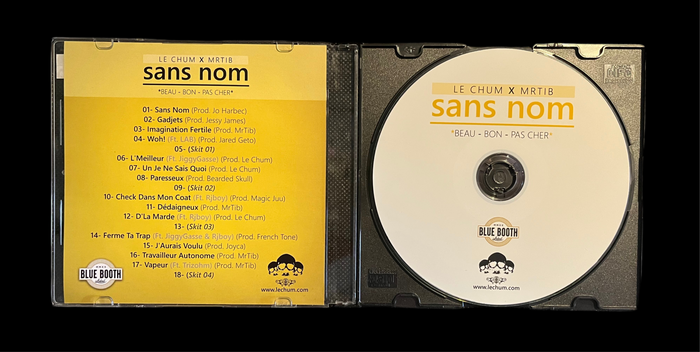 Le Chum x MrTib - Sans Nom *Beau - Bon - Pas Cher* CD