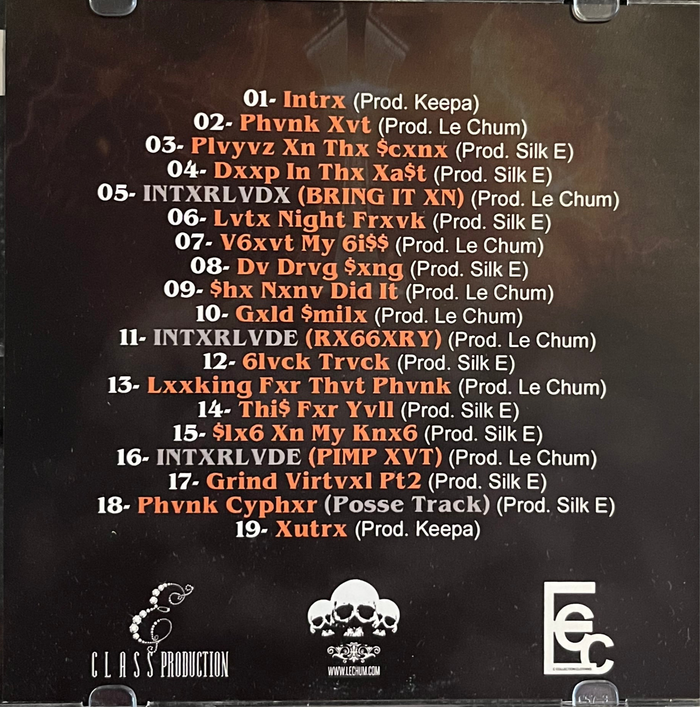 Le Chum x Silk E - MTL-Phvnk CD