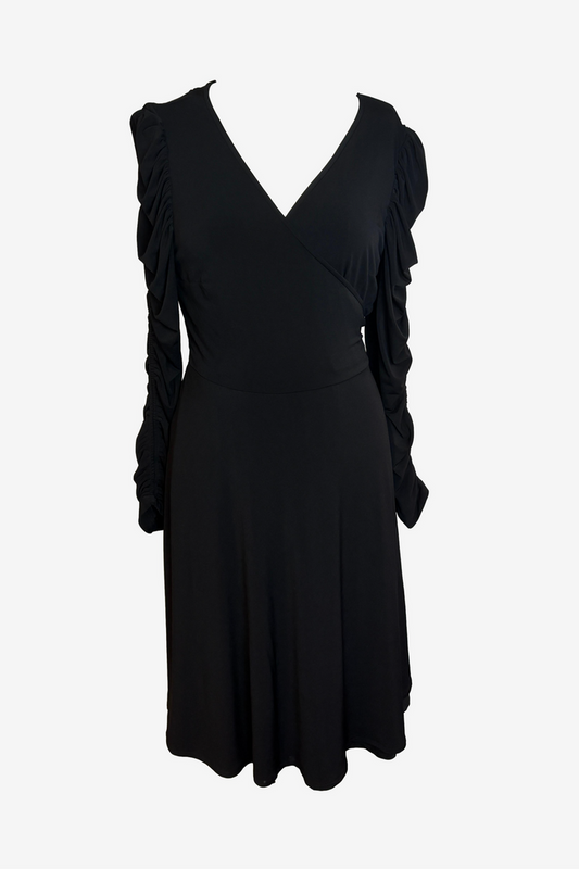 Leona Edmiston Long Sleeve Wrap Midi Dress image 0