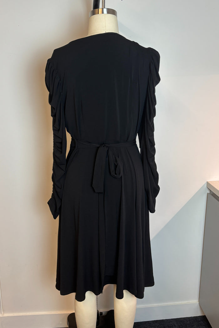 Leona Edmiston Long Sleeve Wrap Midi Dress image 1