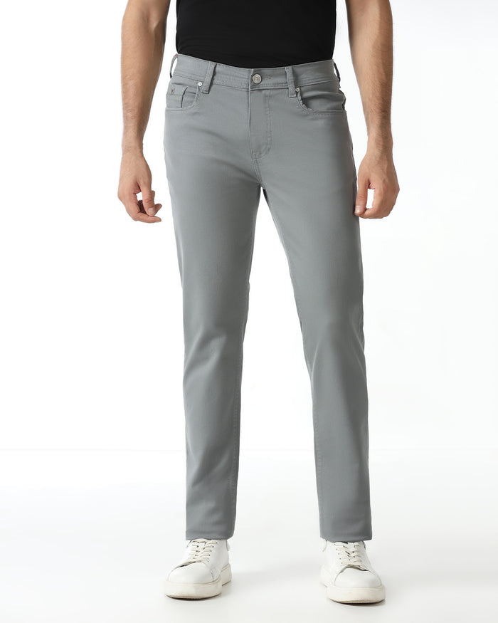 Light Blue Bleed Zero Slim Fit Jeans - Rene