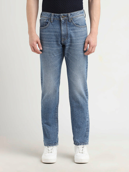 Light Blue Straight Fit Jeans