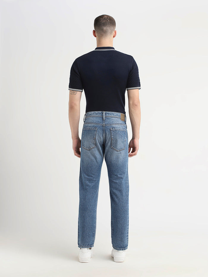 Light Blue Straight Fit Jeans