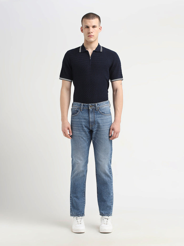Light Blue Straight Fit Jeans