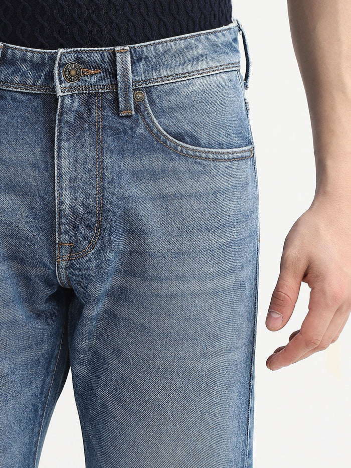 Light Blue Straight Fit Jeans