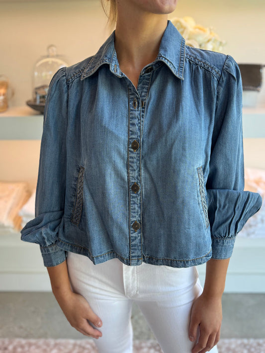 Light Chambray Aisla Top