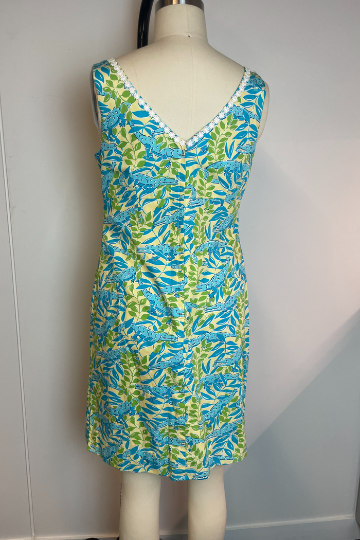 Lilly Pulitzer Croc Keyhole Shift Mini Dress image 2