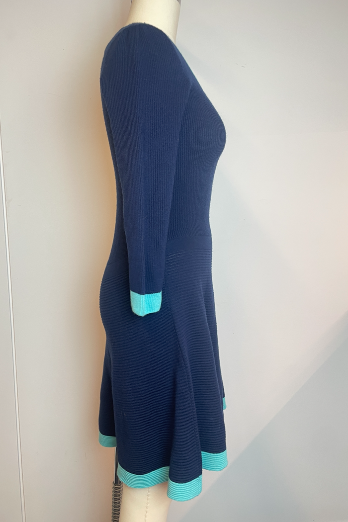 Lilly Pulitzer Navy Knit Mini Dress image 1