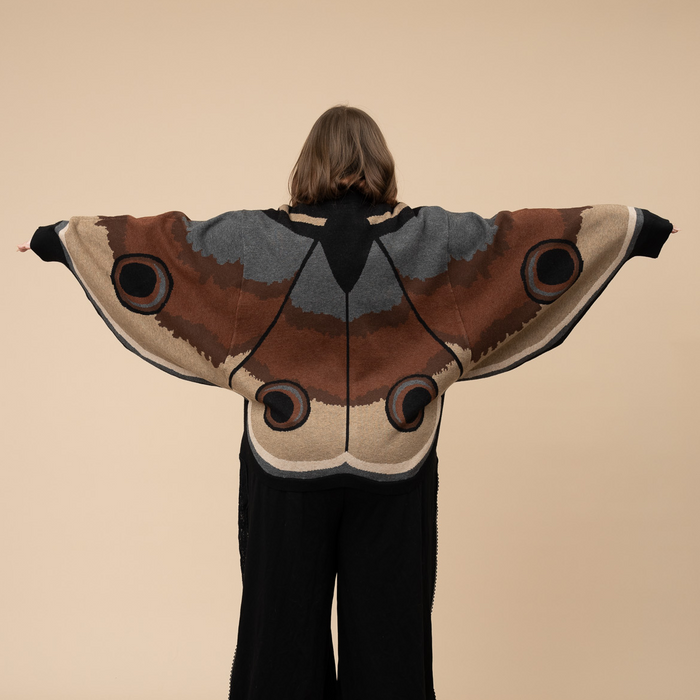 LIMITED EDITION Moth Cardigan (Inverted Colors)