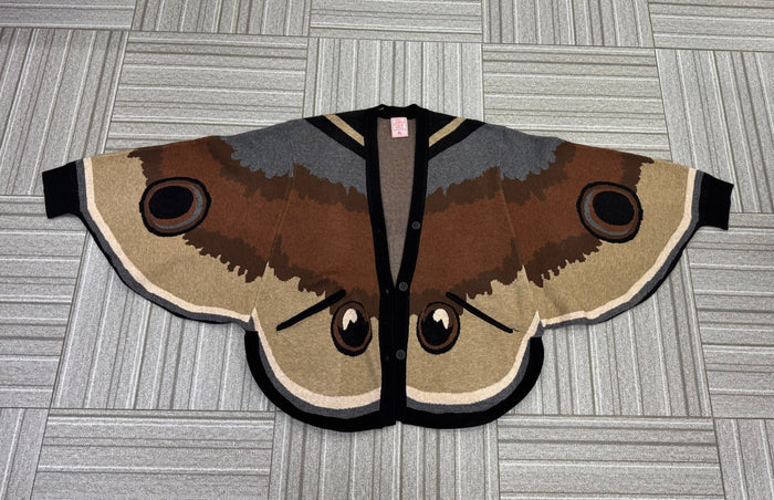 LIMITED EDITION Moth Cardigan (Inverted Colors)