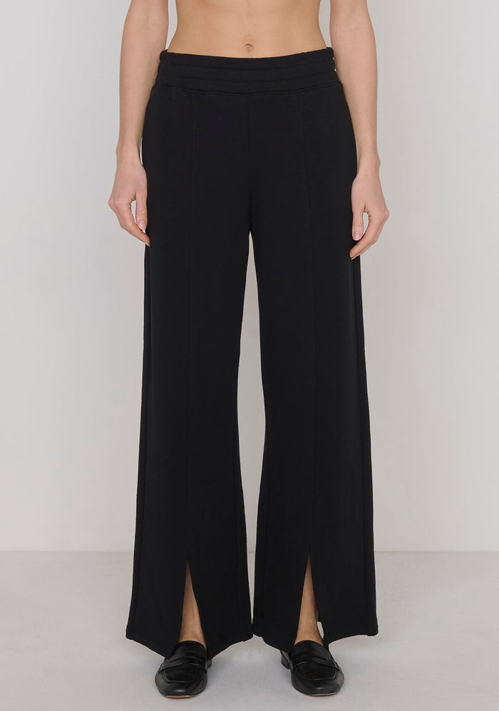 Lincoln Front Slit Knit Pant - Amor Lafayette