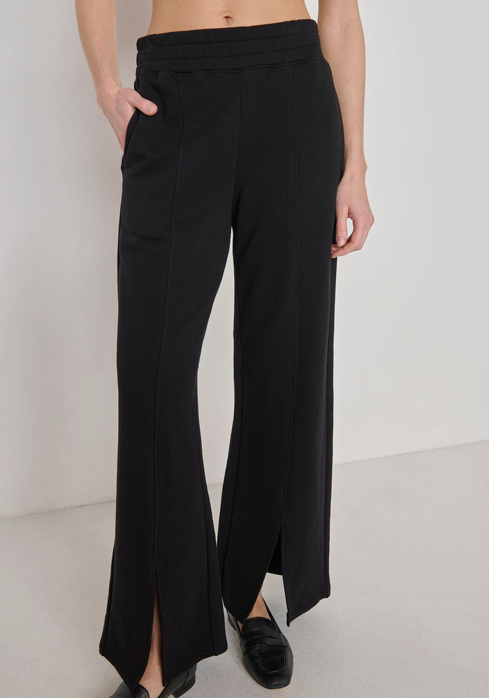Lincoln Front Slit Knit Pant - Amor Lafayette