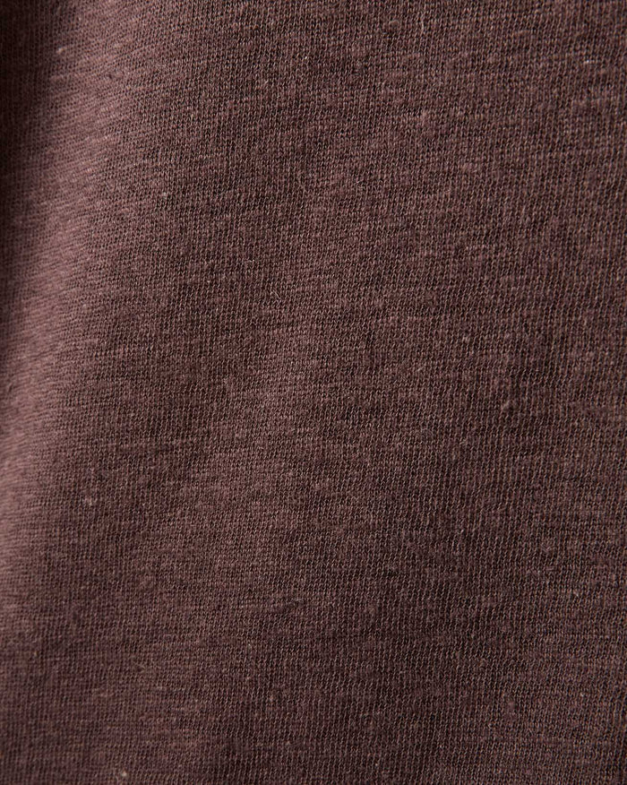Linen Blend Button Through Top