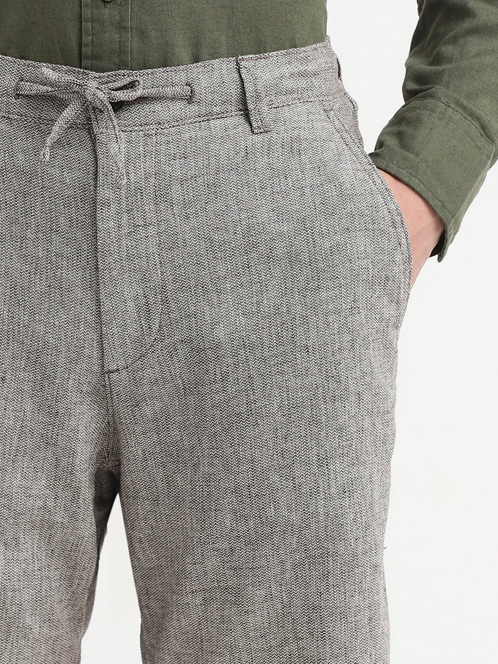 Linen Blend Regular Fit Shorts