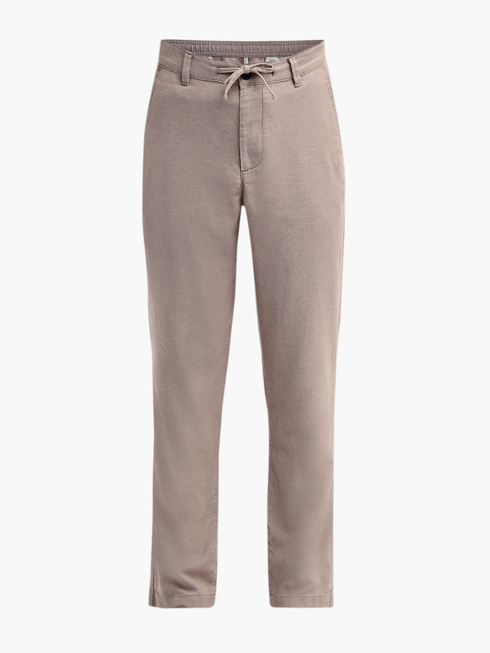 Linen Blend Slim Fit Pants