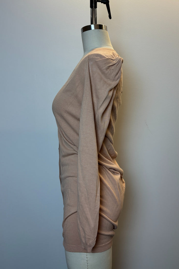 Lisa Ho Peach Longline Cardigan image 1