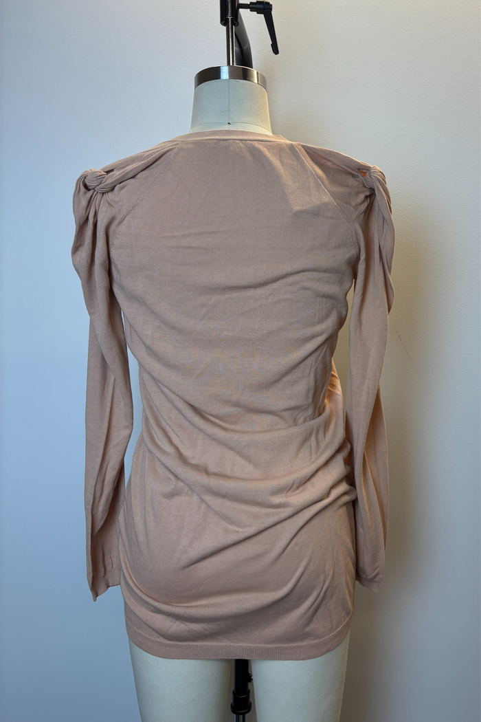 Lisa Ho Peach Longline Cardigan image 2