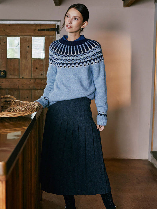 Lofty Statement Fair Isle Jumper