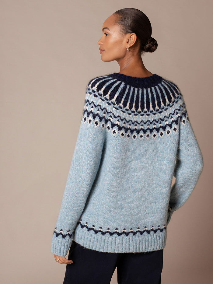 Lofty Statement Fair Isle Jumper