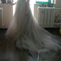 Long Train Pregnant Photography Wedding Gown Photo Dress HA2005 - SERENE HILL
