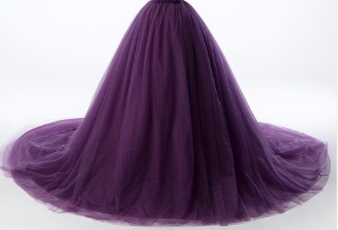 Long Train Pregnant Photography Wedding Gown Photo Dress HA2005 - SERENE HILL