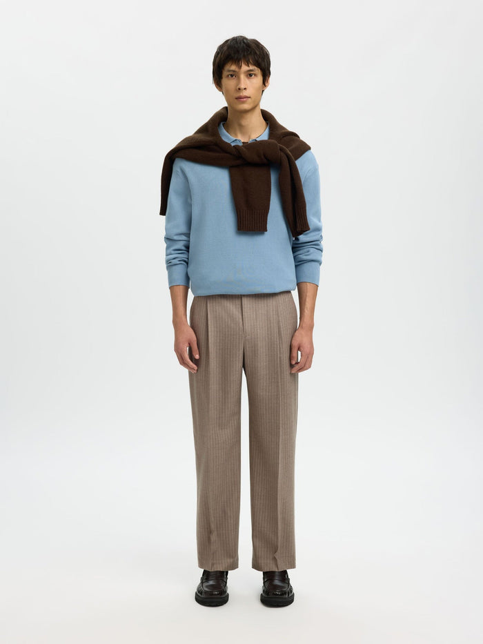 Loose Fit Otto Striped Pleat Pant