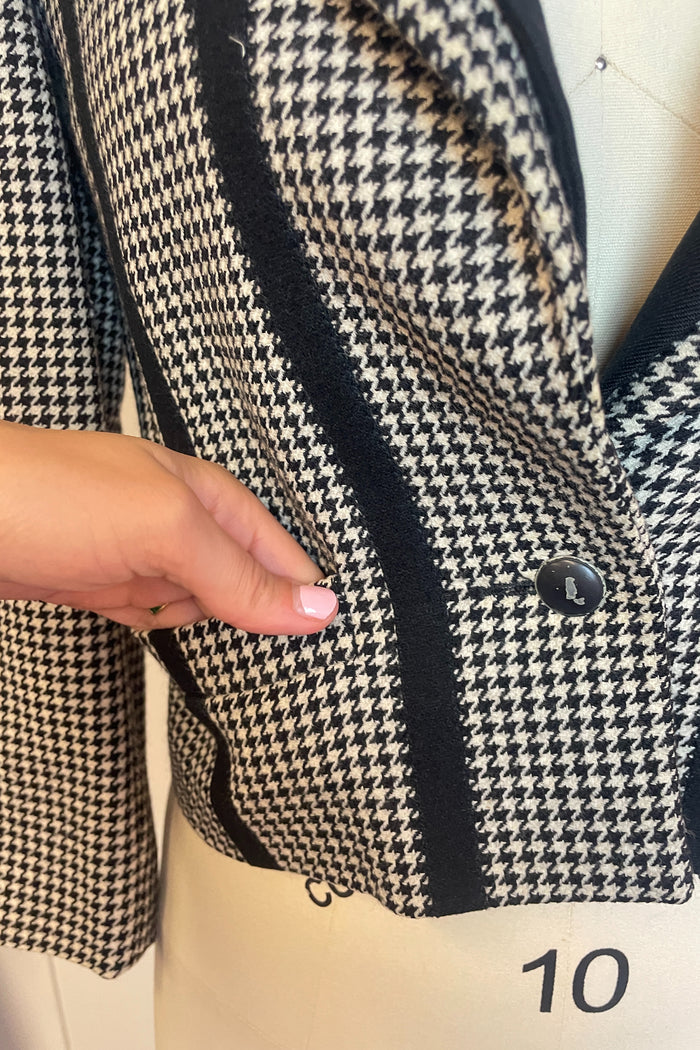 Louis Feraud Houndstooth Tailored Blazer image 3