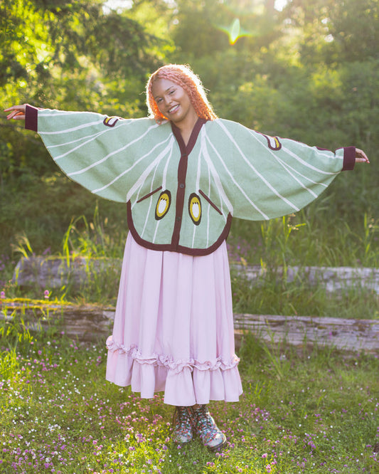 Luna Moth Cardigan