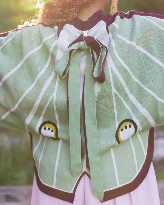 Luna Moth Cardigan