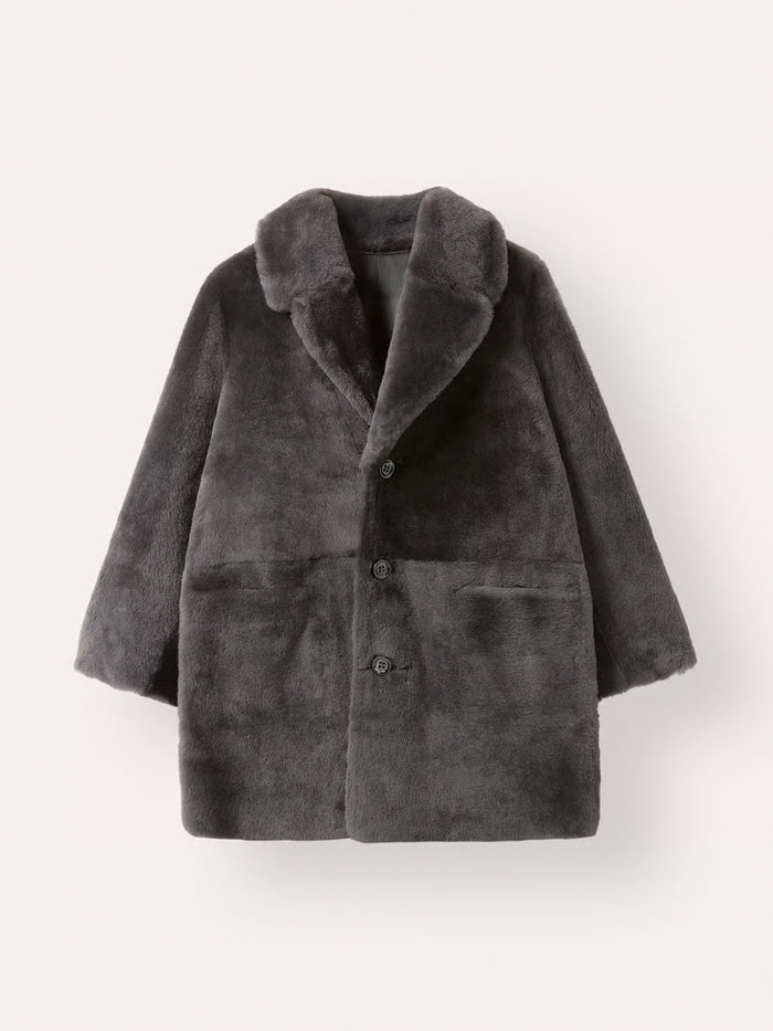 Luxe Shearling Longline Jacket