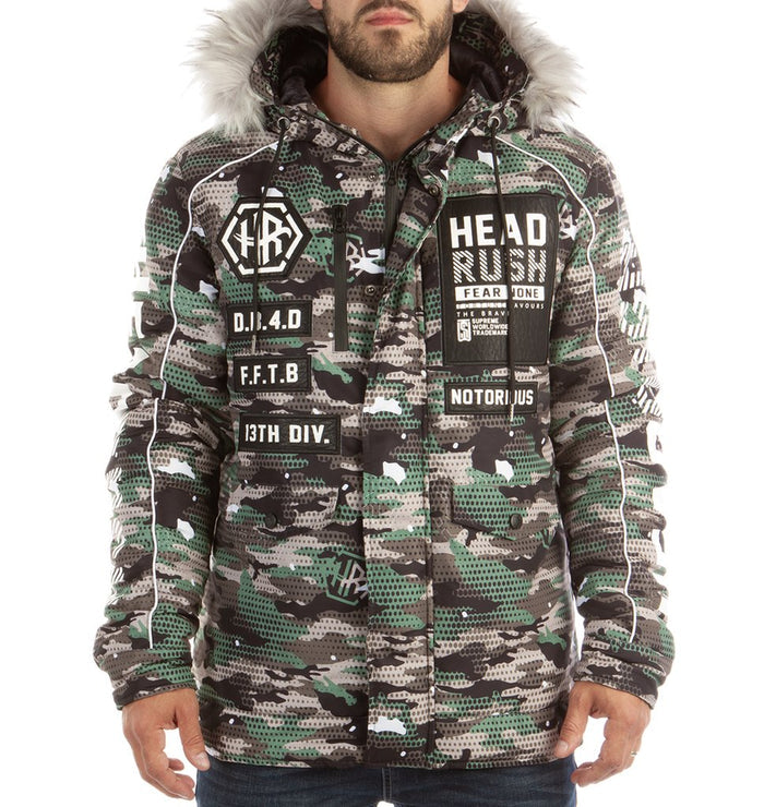 Manteau d’Hiver Headrush ‘The Psychoholic Slag’ Homme
