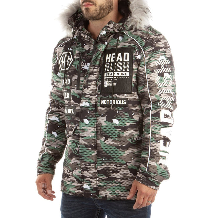Manteau d’Hiver Headrush ‘The Psychoholic Slag’ Homme