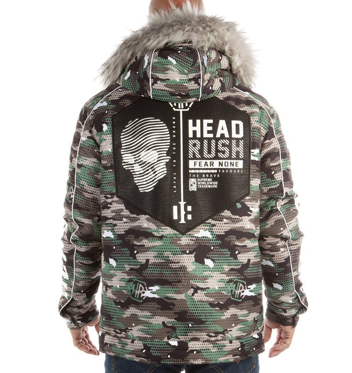 Manteau d’Hiver Headrush ‘The Psychoholic Slag’ Homme