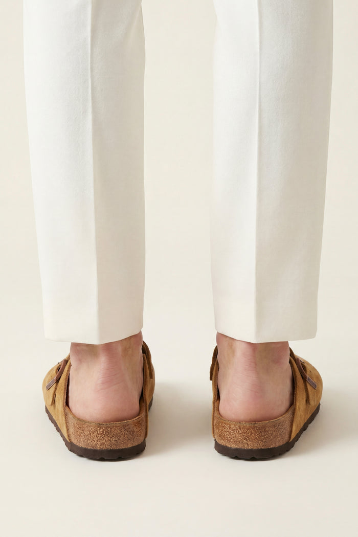 Marcello Suede Clog Camel