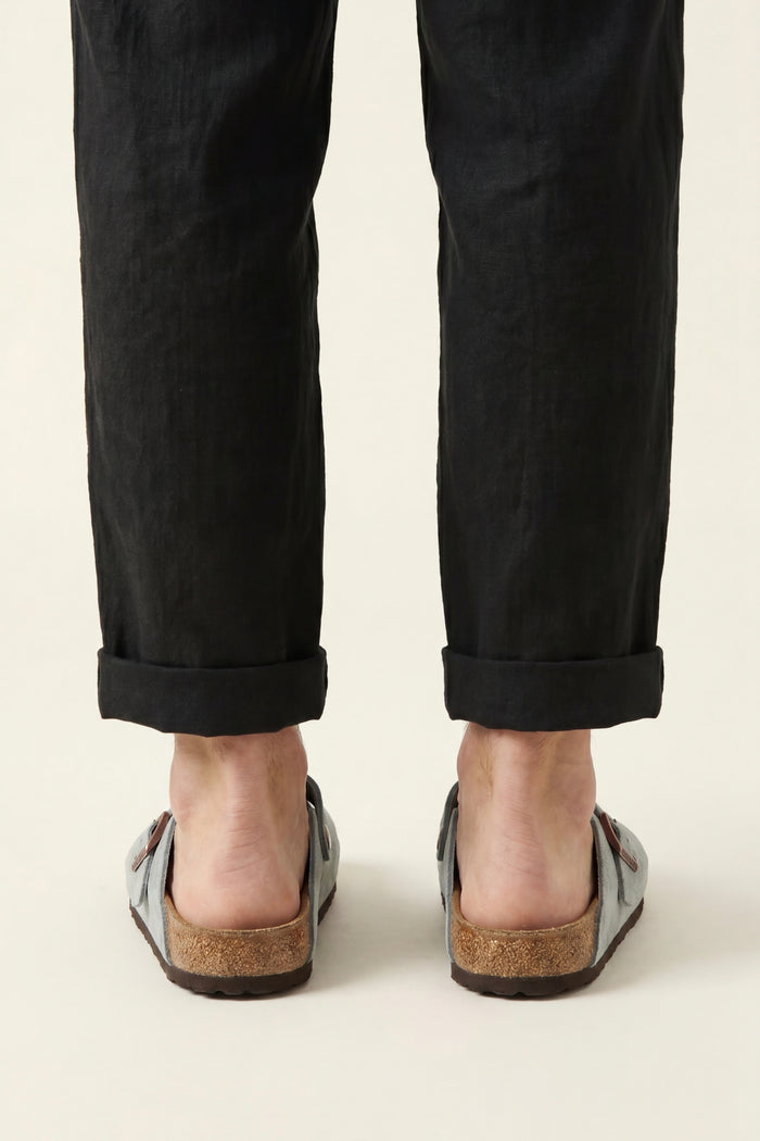 Marcello Suede Clog Grey