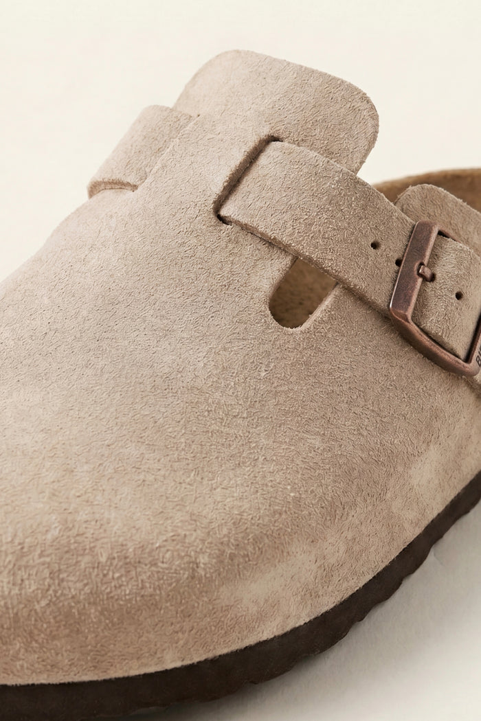 Marcello Suede Clog Oatmeal