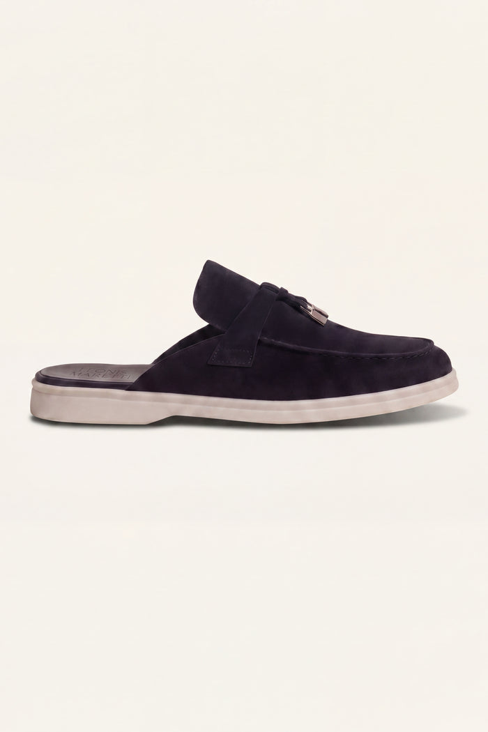 Maretti Buckle Mule Black