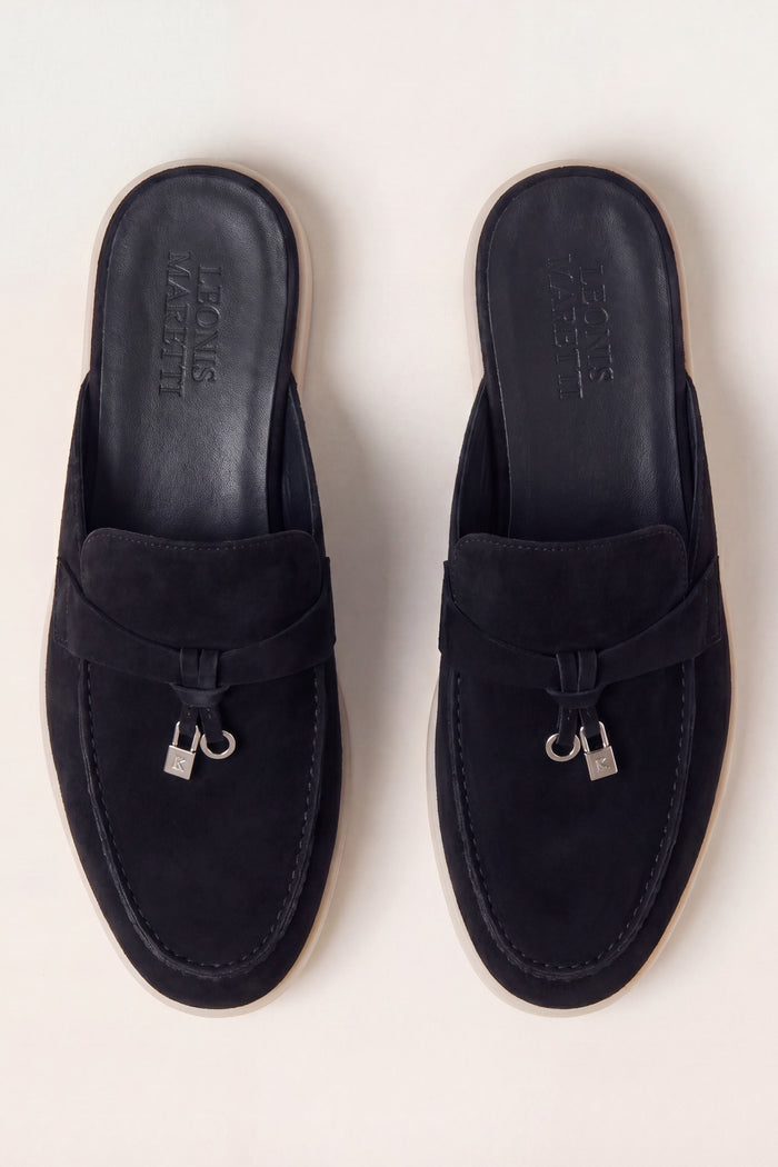 Maretti Buckle Mule Black