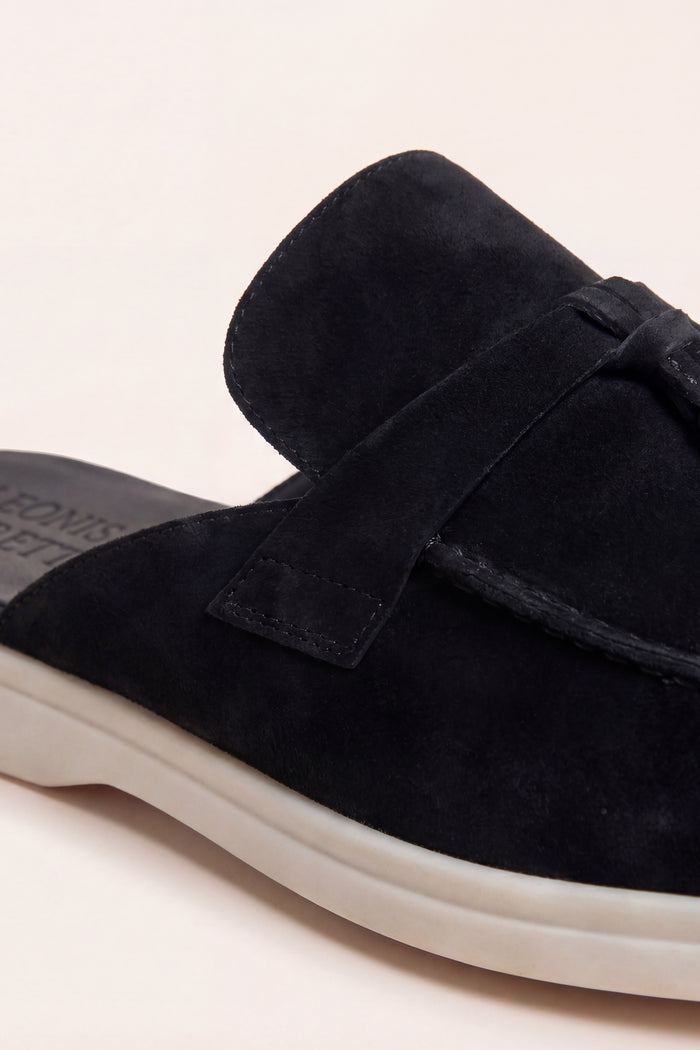 Maretti Buckle Mule Black
