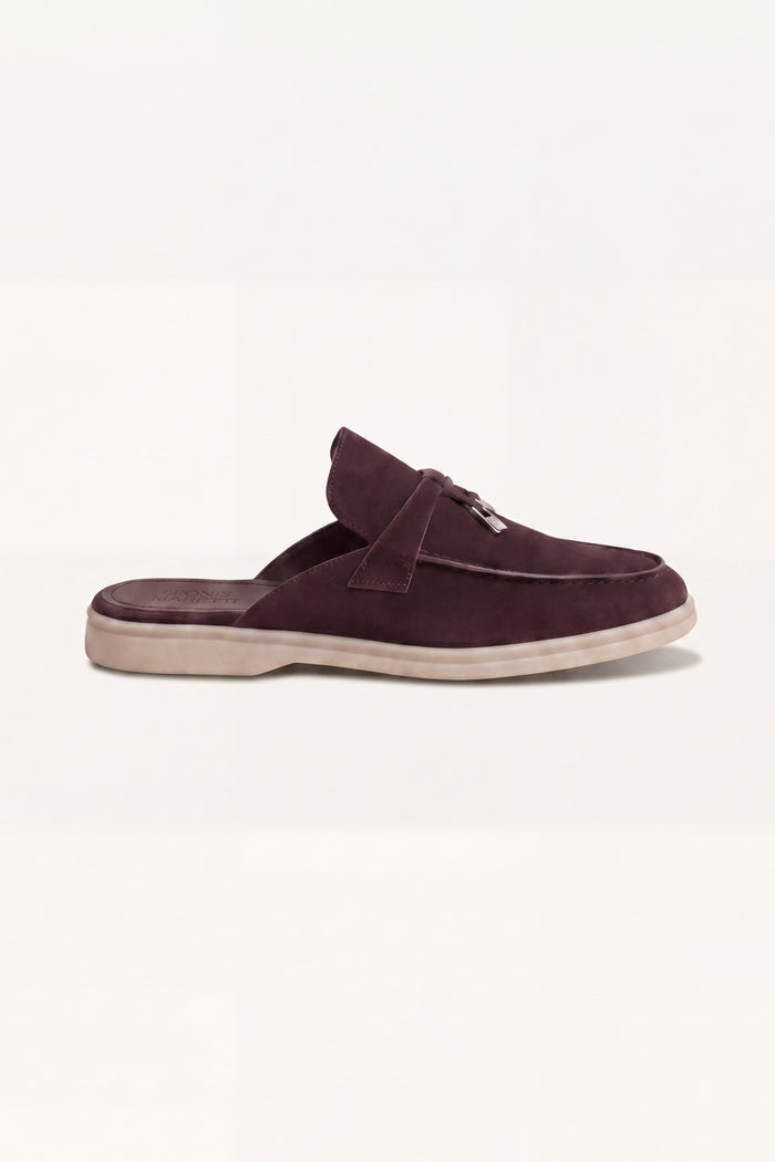 Maretti Buckle Mule Burgundy