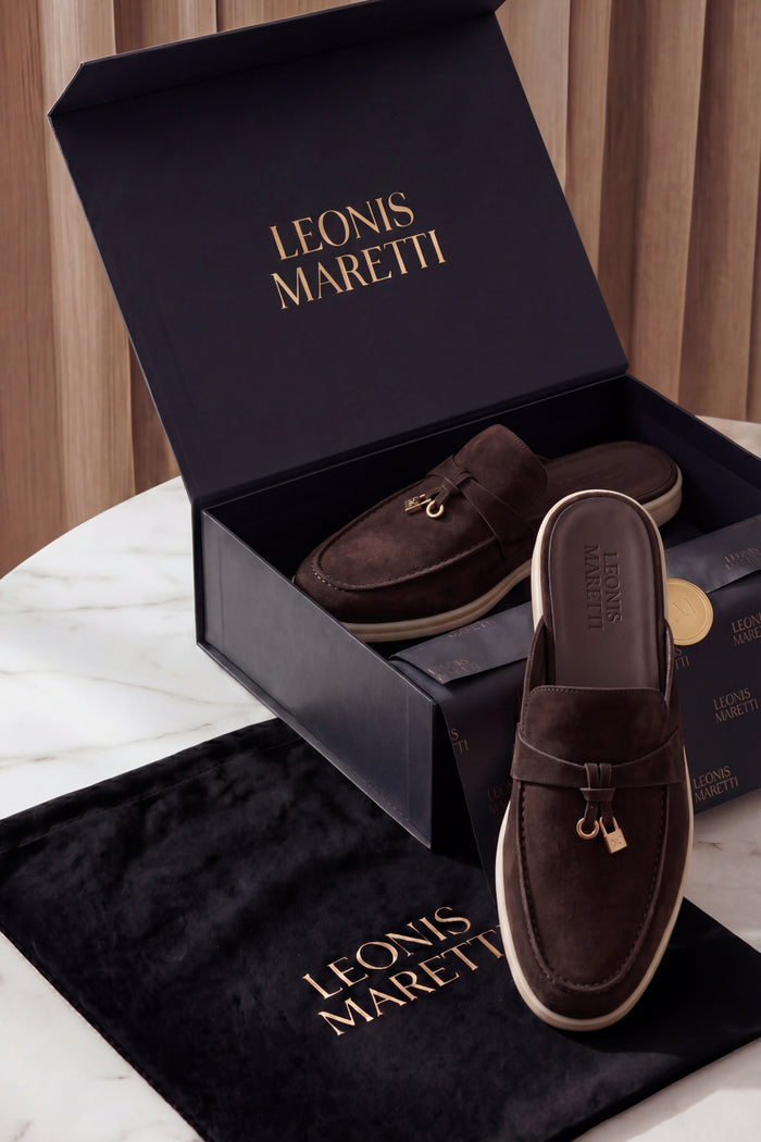 Maretti Buckle Mule Burgundy