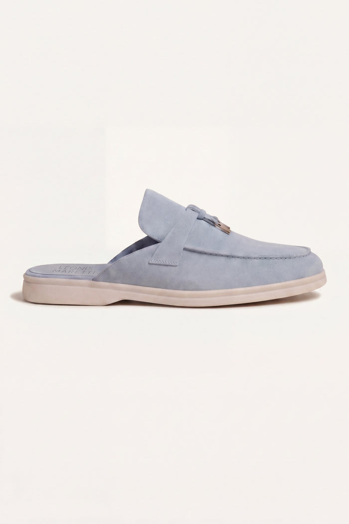 Maretti Buckle Mule Light Blue