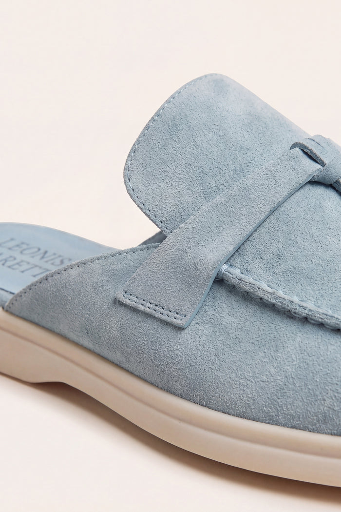 Maretti Buckle Mule Light Blue
