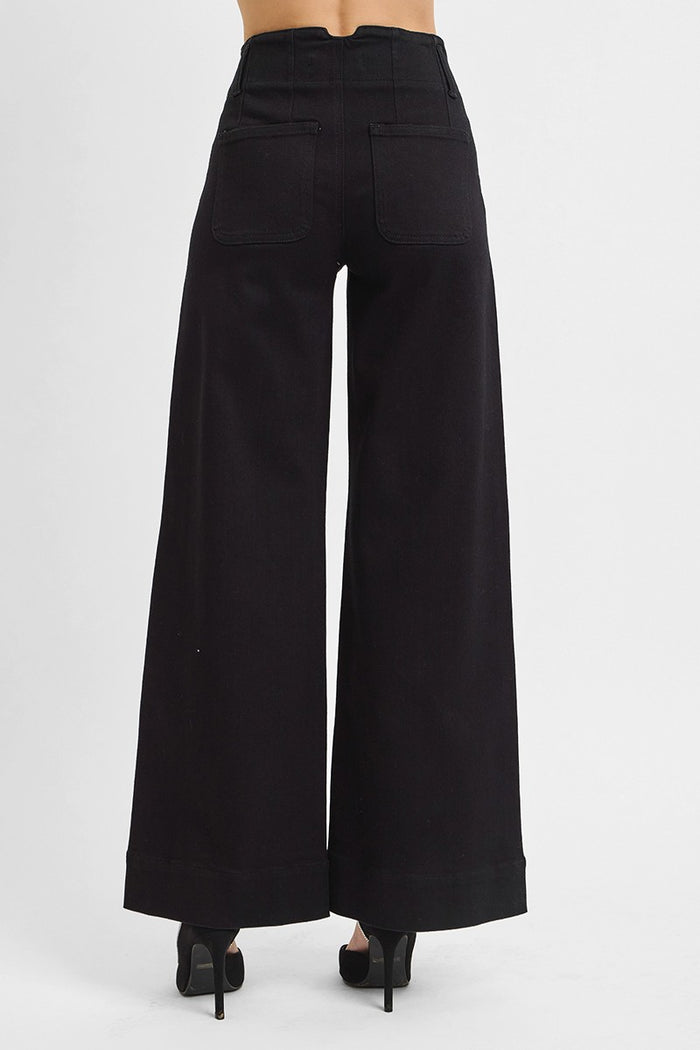 Margo Wide Leg Onyx Pants