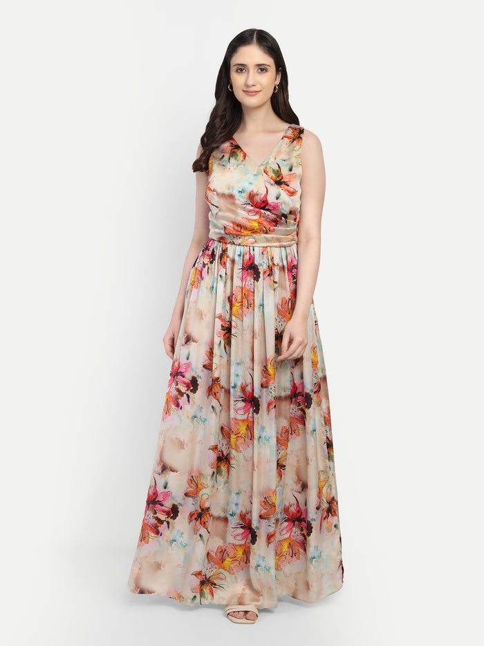 Marrie Dress women’s modal satin dress with elegant modern styling