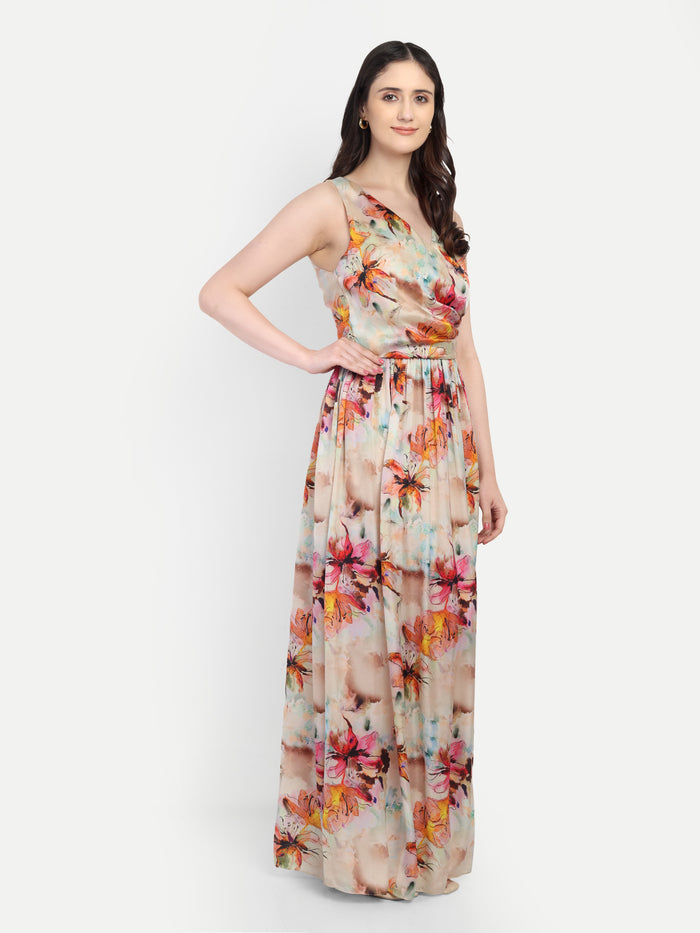 Marrie Dress women’s modal satin dress with elegant modern styling