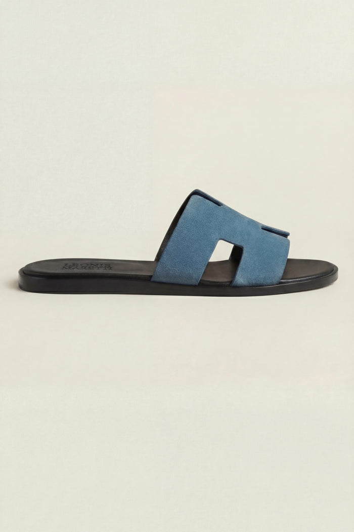 Matera Suede Sandal Blue