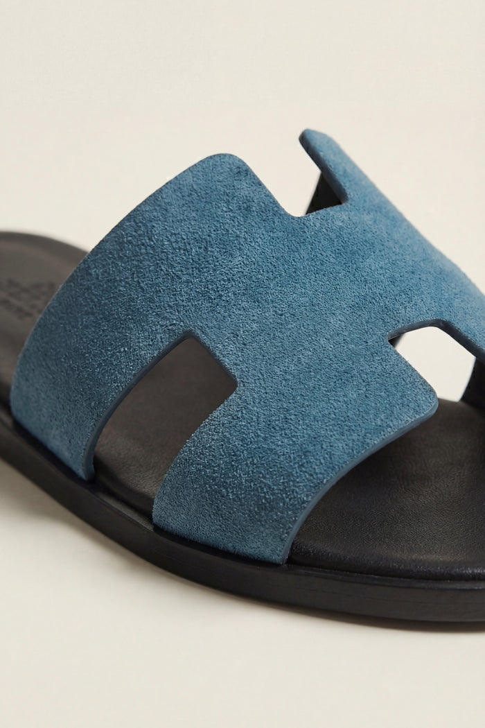 Matera Suede Sandal Blue