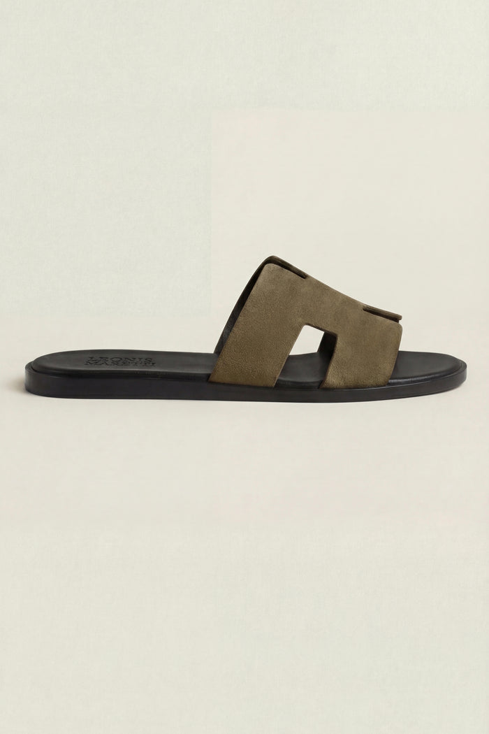 Matera Suede Sandal Olive