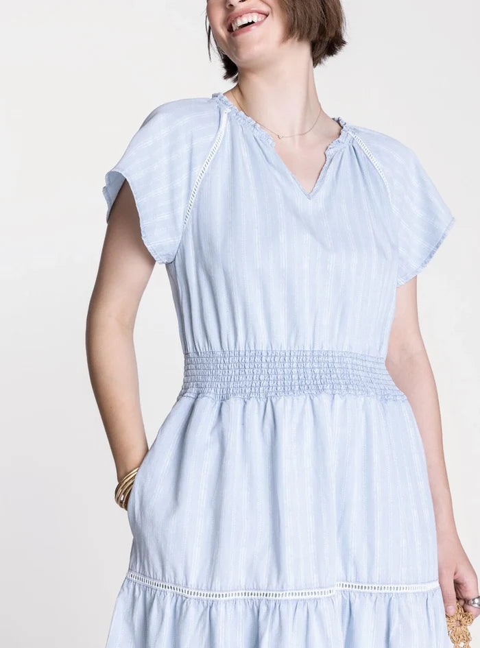 Maya Smocked Midi Dress